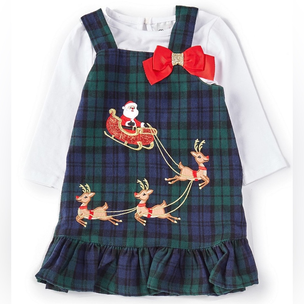 Christmas Santa Sleigh Dress